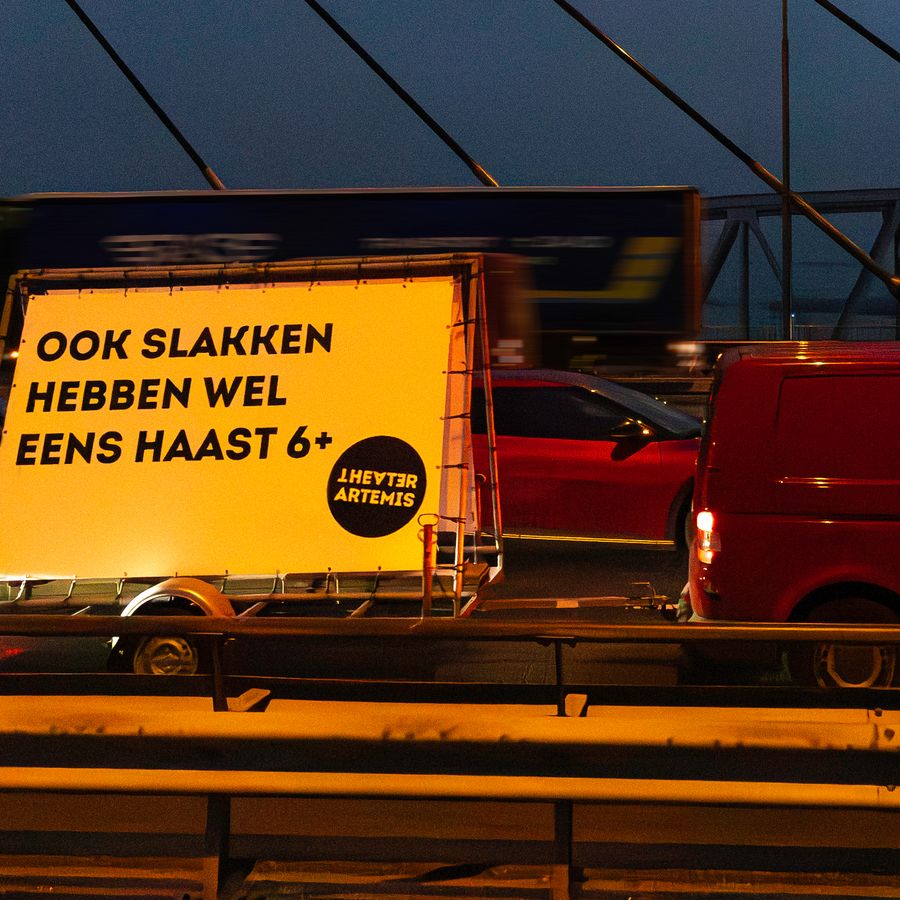 Ook slakken hebben wel eens haast