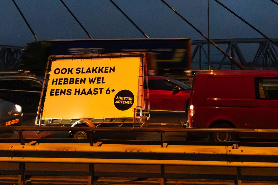 Ook slakken hebben wel eens haast